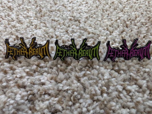 "Logo" Enamel Pin in 3 Colors
