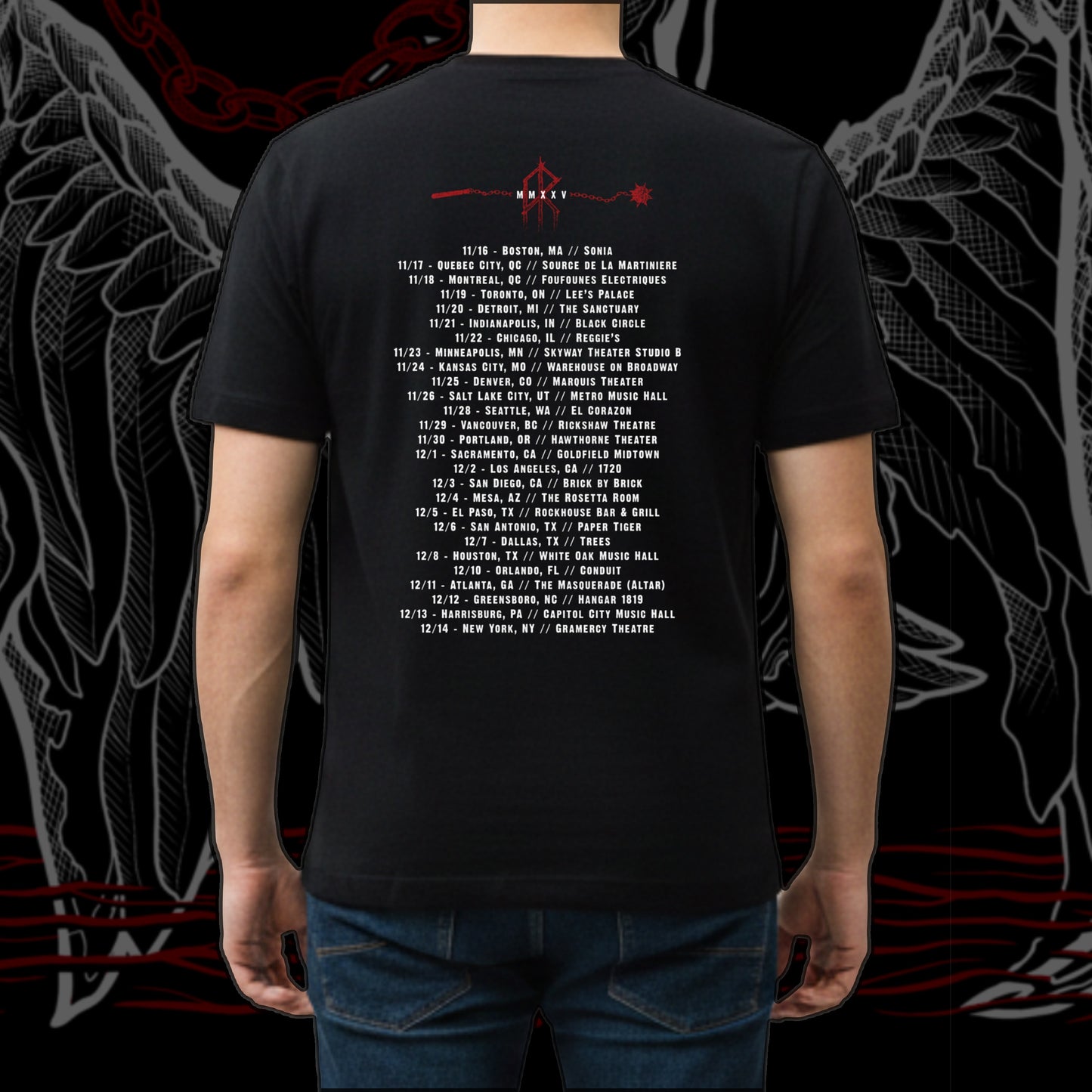 2025 "May The Bridges We Burn Light The Way" Tour Shirt